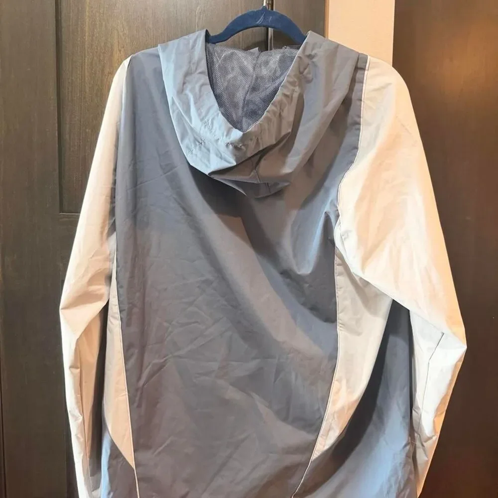 Adidas Men's Grey and Blue Jacket